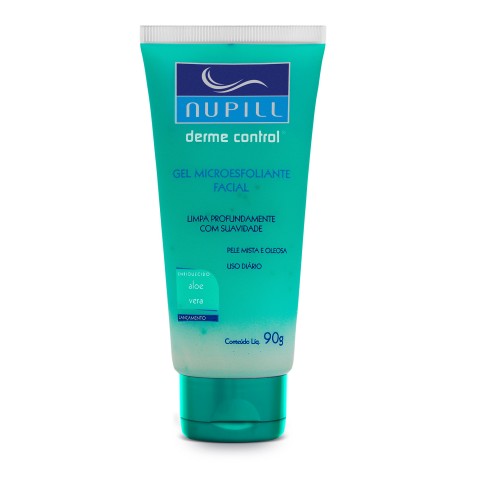 GEL MICROESFOLIANTE FACIAL NUPILL DERME CONTROL 90G