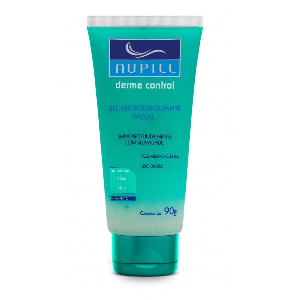GEL MICROESFOLIANTE FACIAL NUPILL DERME CONTROL 90G