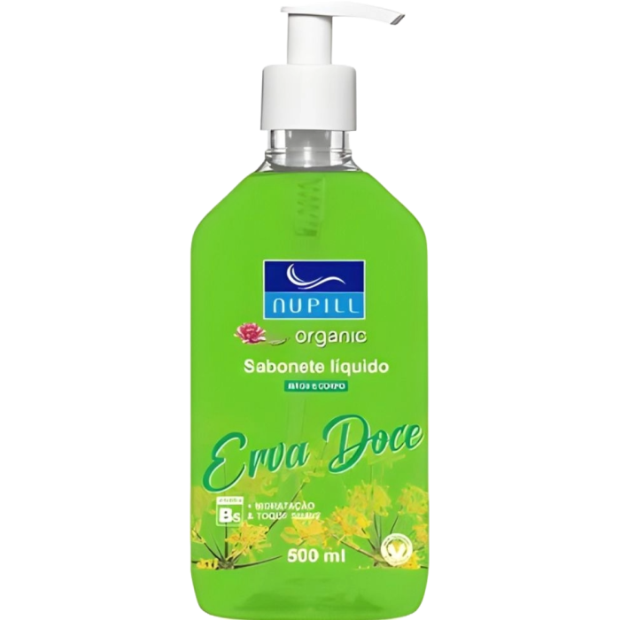 SAB. LÍQ. ORGANIC ERVA DOCE NUPILL 500ML