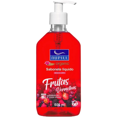 SAB LÍQ. ORGANIC FRUTAS VERMELHAS NUPILL 500ML SAB LÍQ. ORGANIC FRUTAS VERMELHAS NUPILL 500ML