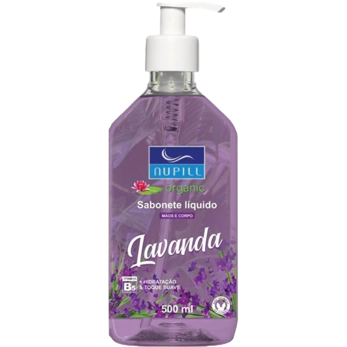 SAB. LÍQ. ORGANIC LAVANDA NUPILL 500ML