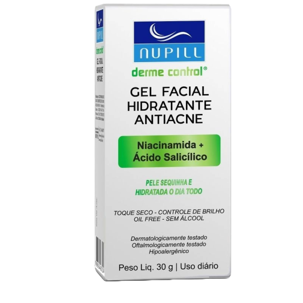 GEL FACIAL HIDR. NUPILL ANTIACNE 30G GEL FACIAL HIDR. NUPILL ANTIACNE 30G