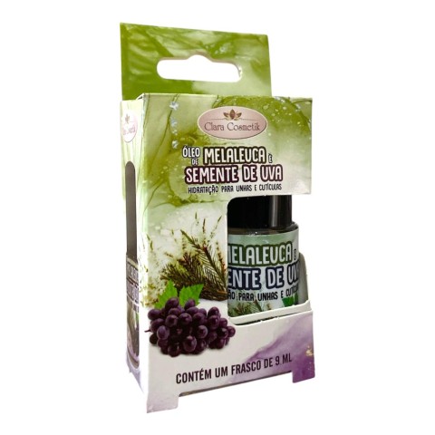 BASE OLEO MELALEUCA E SEMENTE DE UVA PARA CUTICULAS 9ML BLISTER