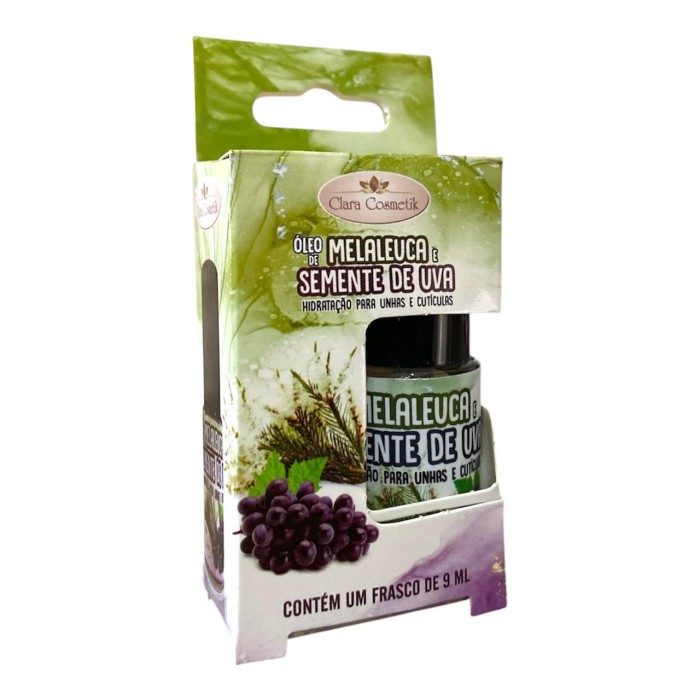 BASE OLEO MELALEUCA E SEMENTE DE UVA PARA CUTICULAS 9ML BLISTER