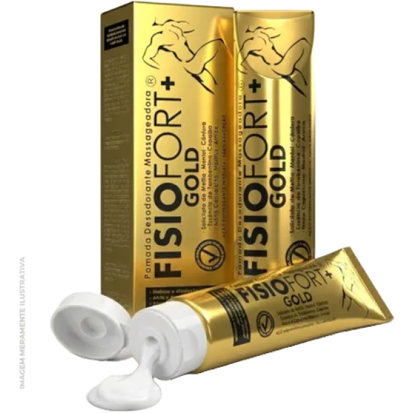 POMADA MASSAGEADORA FISIOFORT + GOLD BIO INSTINTO 150 G