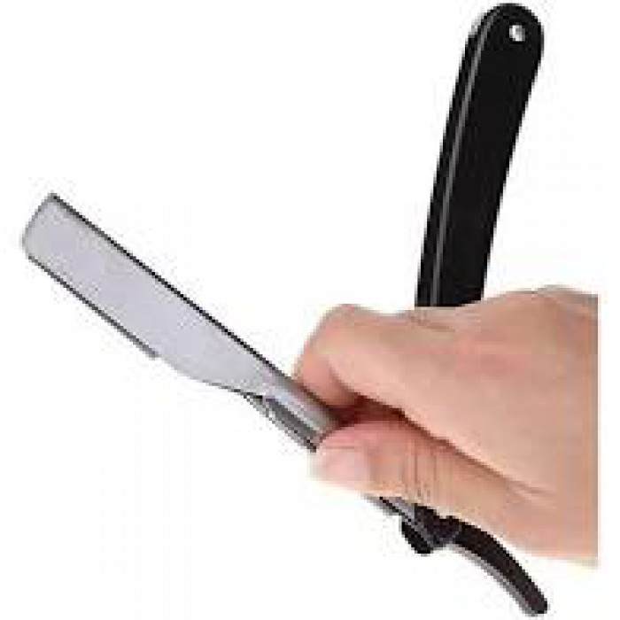 NAVALHA DE BARBEAR, AÇO INOX, CABO PLASTICO NAVALHA DE BARBEAR, AÇO INOX, CABO PLASTICO