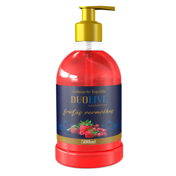 SAB LIQ. DUO LIVE FRUTAS VERMELHAS 500ML VALVULA