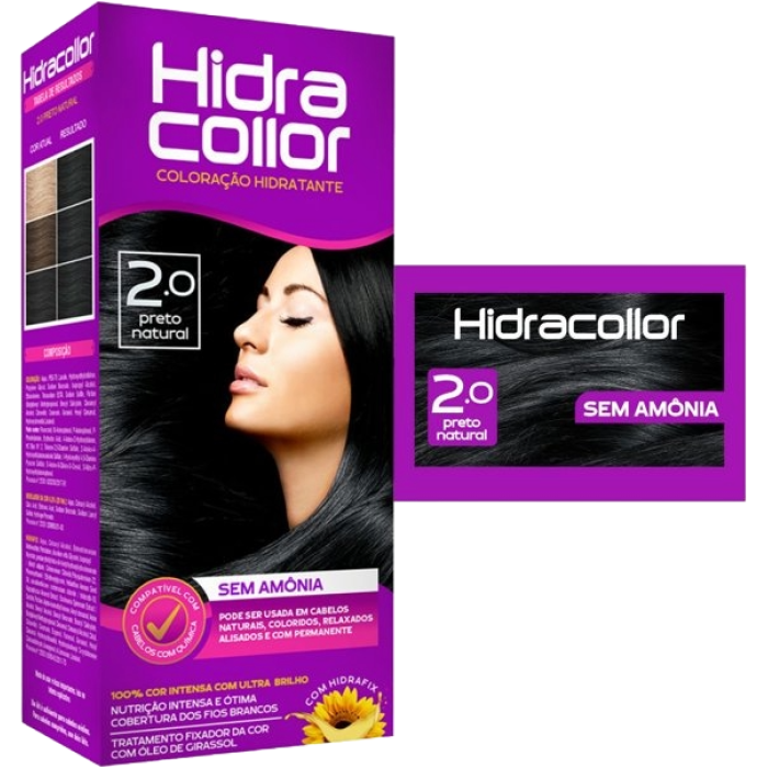 TINT HIDRACOLOR 2.0 PRETO