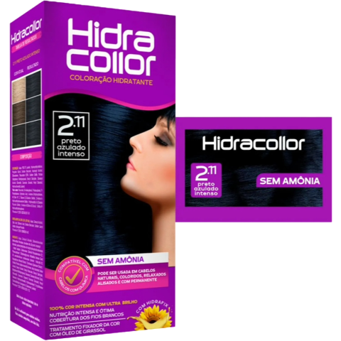 TINT HIDRACOLOR 2.11 PRETO AZULADO INTENSO