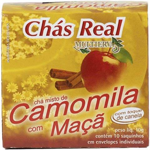 CHA REAL MULTIERVAS CAMOMILA C/MACA 30/10/1,0 GR