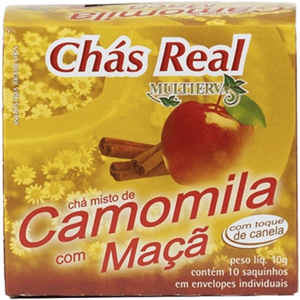 CHA REAL MULTIERVAS CAMOMILA C/MACA 30/10/1,0 GR