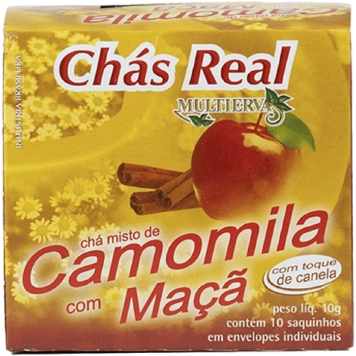 CHA REAL MULTIERVAS CAMOMILA C/MACA 30/10/1,0 GR