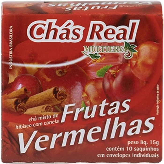 CHA REAL MULT.F.VERMELHAS C/CANELA 30/10/1,5 GR
