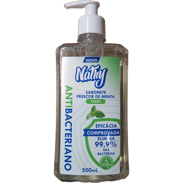 SABONETE ANTIBACTERIANO NATHY 500ML