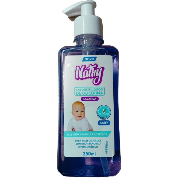 SABONETE GLICERINA NATHY LAVANDINHA 250 ML