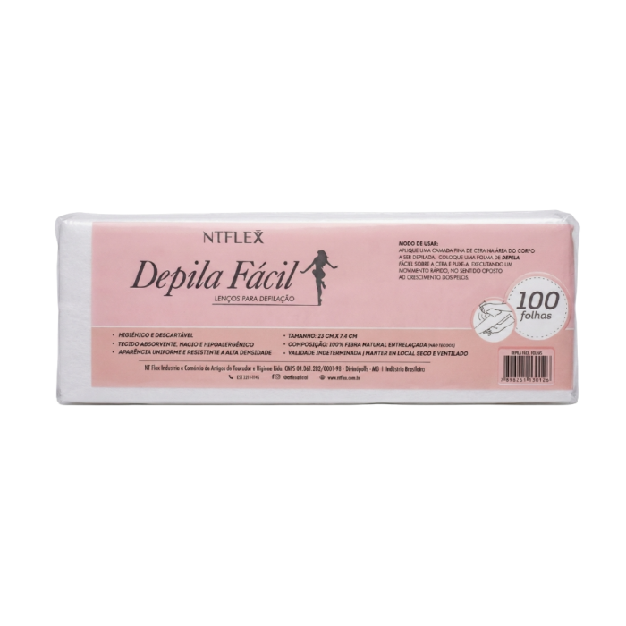 DEPILA FACIL C/ 100 FLS 01PCT100FLS NT FLEX