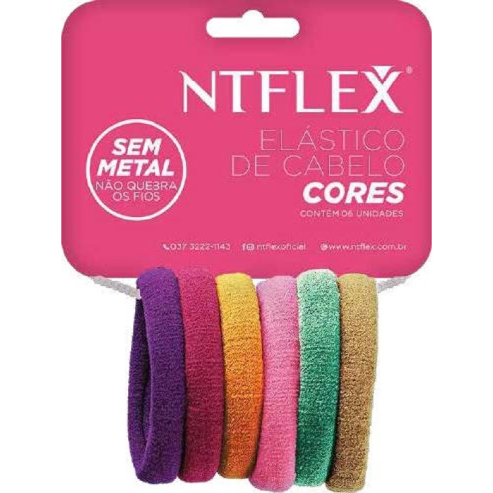 ELASTICO PARA CABELO CORES 6 UN (IMP) 01PCT06UN NT FLEX ELASTICO PARA CABELO CORES 6 UN (IMP) 01PCT06UN NT FLEX