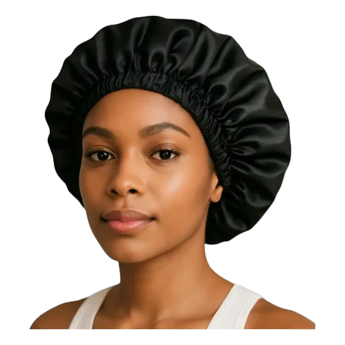 TOUCA DE CETIM SEDA ANTI FRIZZ (PRETA) UN NT FLEX