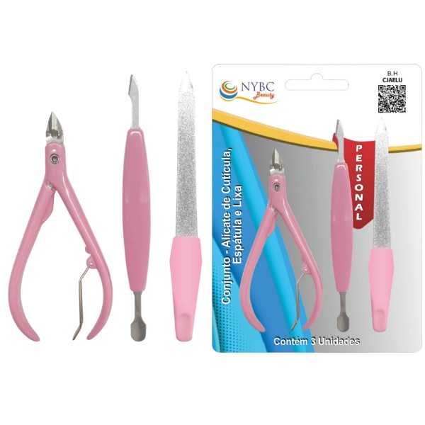 ALICATE ESPATULA E LIXA CONJUNTO