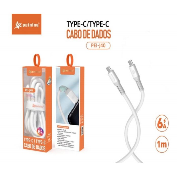 CABO DE DADO USB TYPE C REF: PEI-J42-3 CABO DE DADO USB TYPE C REF: PEI-J42-3