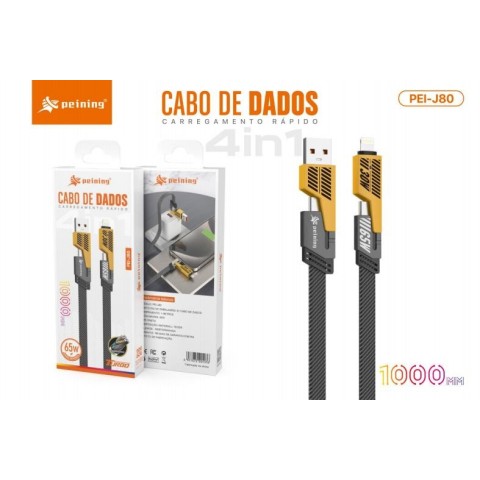 CABO DE DADOS TPC/IP/USB 4 EM 1 REF: PEI-J80