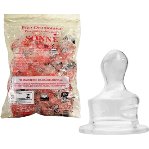 BICO MAMADEIRA SILICONE ORTO C/20 SONNE
