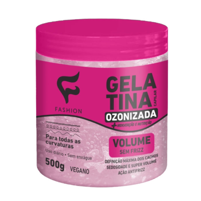 GELATINA VOLUME SEM FRIZZ 500 G FASHION