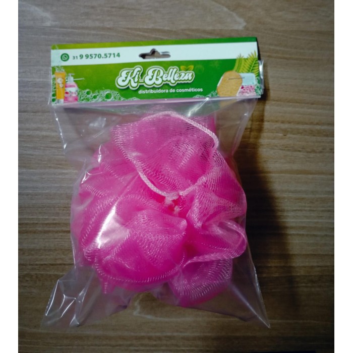 ESPONJA BANHO PUFF CORES DIVERSAS
