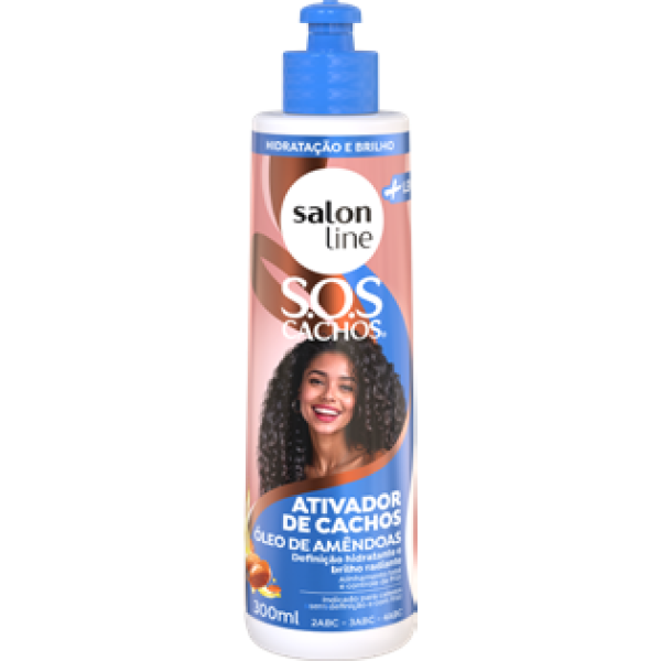 ATIVADOR DE CACHOS LEVE SALON LINE 300ML