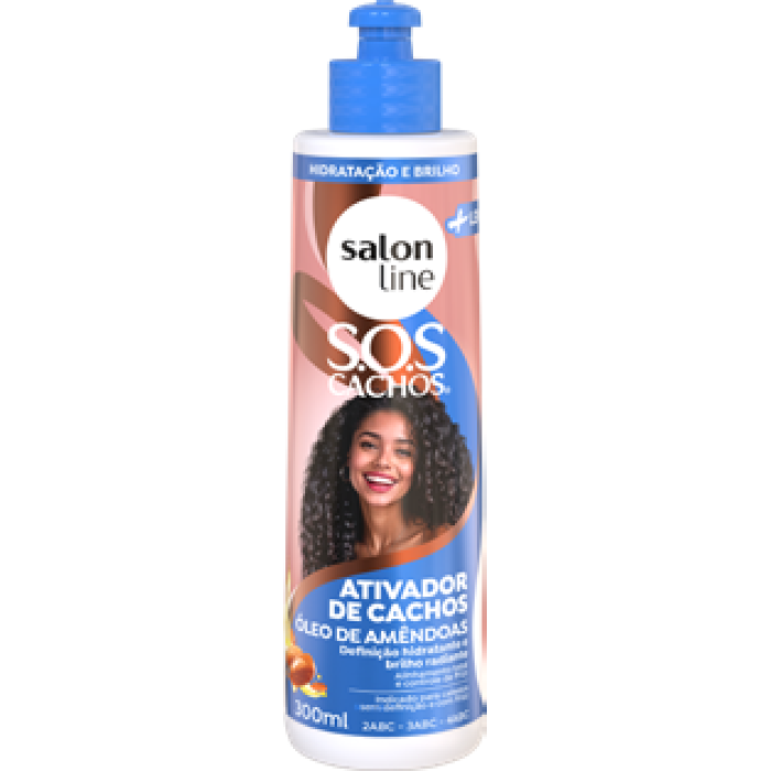 ATIVADOR DE CACHOS LEVE SALON LINE 300ML