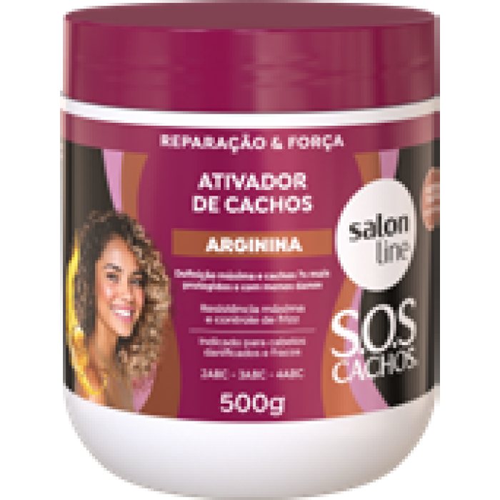 ATIVADOR DE CACHOS RECONSTRUCAO SALON LINE 500 ML