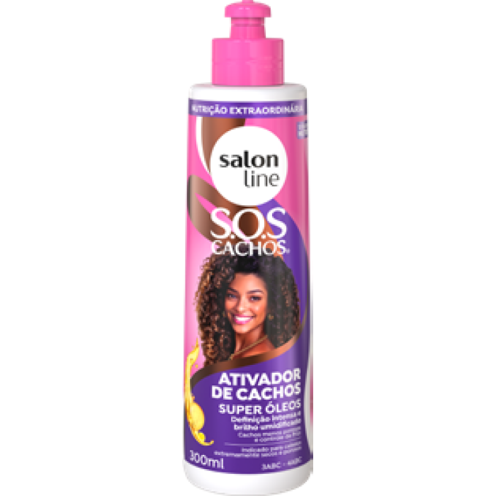 ATIVADOR DE CACHOS NUTRITIVO SALON LINE 300ML