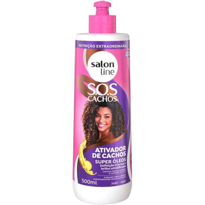 ATIVADOR DE CACHOS SOS OLEO DE MANGA FRASCO 500ML