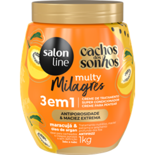 CR PENTEAR COND MARACUJA CACHOS DOS SONHOS 3 EM 1 1KG SALON LINE CR PENTEAR COND MARACUJA CACHOS DOS SONHOS 3 EM 1 1KG SALON LINE