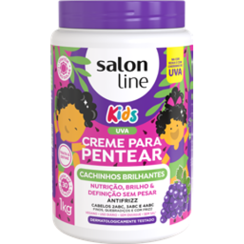 CR PENTEAR COND KIDS UVA CACHINHOS BRILHO 1 KG SALON LINE CR PENTEAR COND KIDS UVA CACHINHOS BRILHO 1 KG SALON LINE