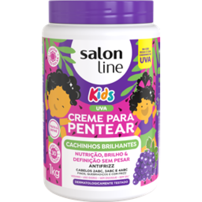 CR PENTEAR COND KIDS UVA CACHINHOS BRILHO 1 KG SALON LINE