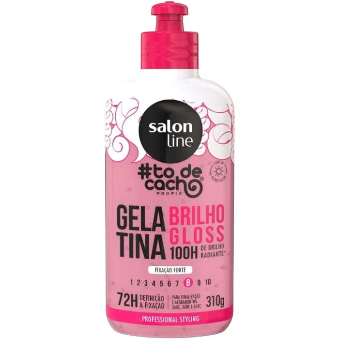 GELATINA TODECACHO BRILHO GLOSS 310 G SALON LINE GELATINA TODECACHO BRILHO GLOSS 310 G SALON LINE