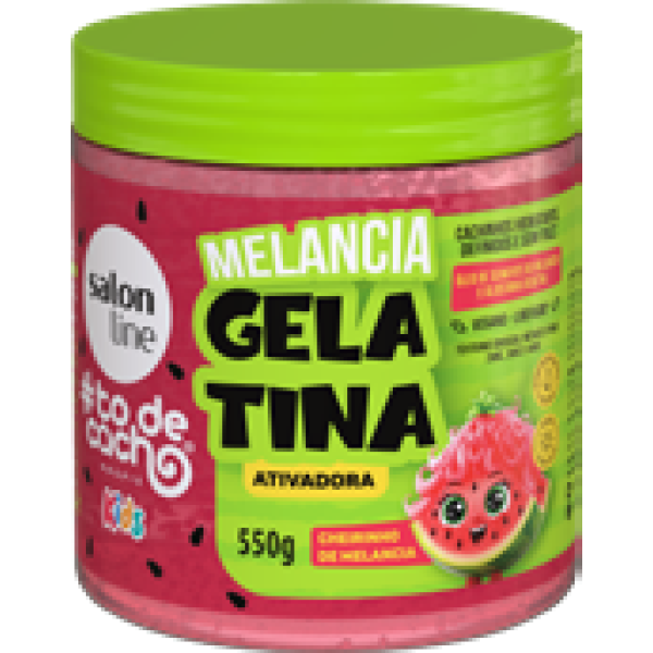 GELATINA TODECACHO ATIVADORA  KIDS MELANCIA 550 G SALON LINE