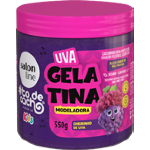 GELATINA TODECACHO MODELADORA UVA KIDS 550G SALON LINE