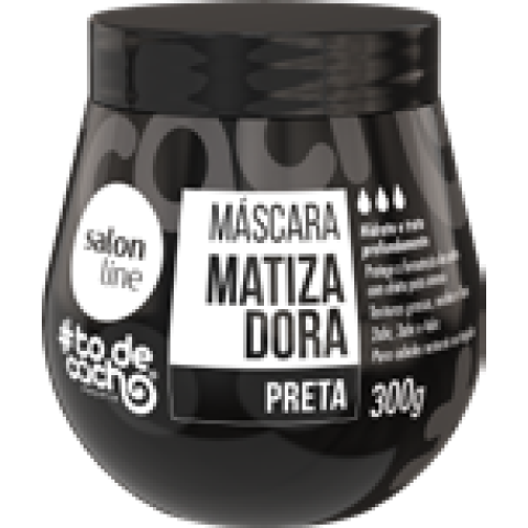 MASC TODECACHO CONDICIONANTE MATIZ PRETA 300GR SALON LINE