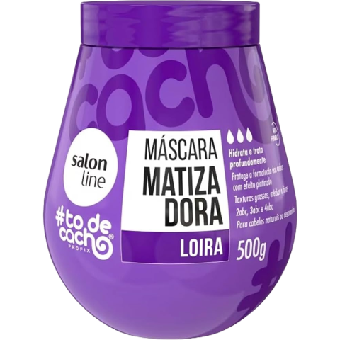 MASCARA MATIZADORA LOIRA MAIONESE TODECACHO 500 G SALON LINE MASCARA MATIZADORA LOIRA MAIONESE TODECACHO 500 G SALON LINE