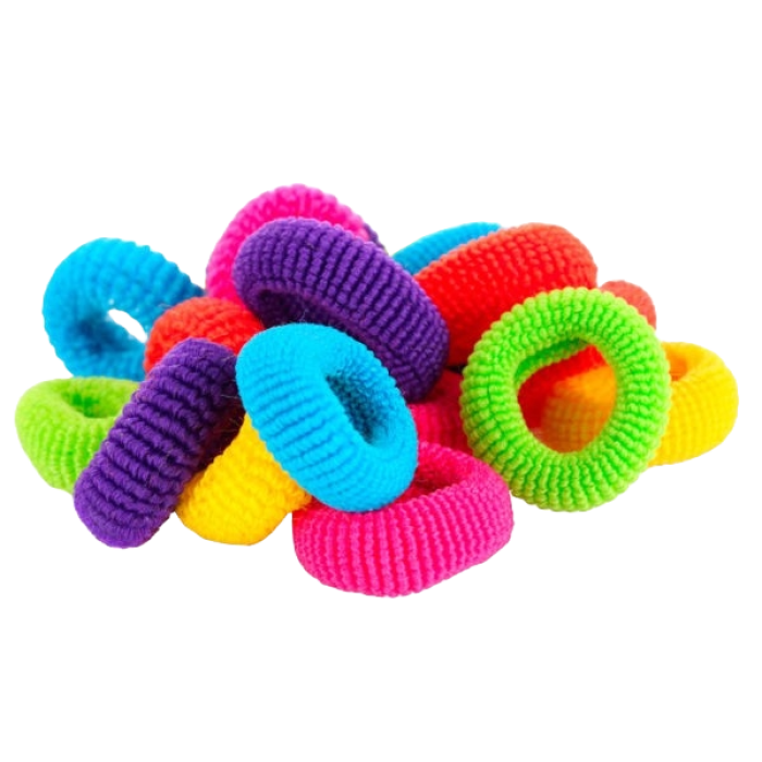 ELASTICO COLORIDO BUCHINHA P/CAB.PCT.C/20 SANTA CLARA