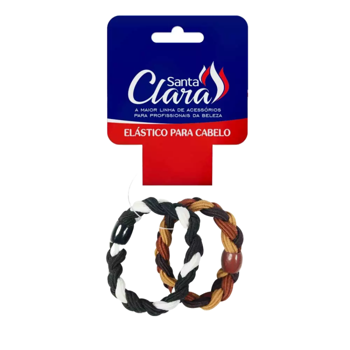 ELASTICO PARA CABELO P/M BAND-180-5 P/CAB.C/2 SANTA CLARA