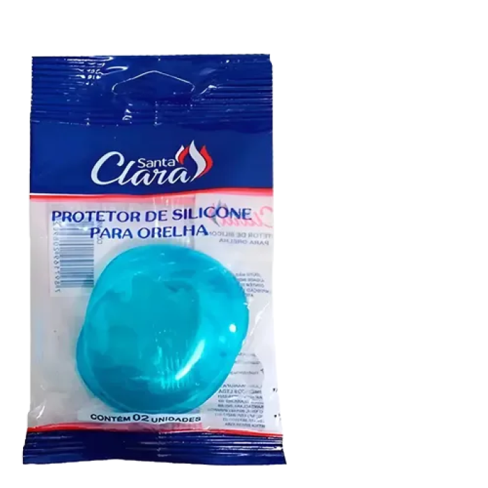 PROTETOR SILICONE P/ORELHA C/2 SANTA CLARA