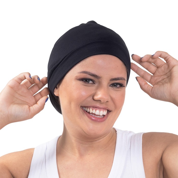 TOUCA NERO PRETA TAM.GR.P/CABELO SANTA CLARA