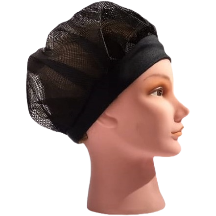 TOUCA REDE C/BARRA PRETA CABELO SANTA CLARA