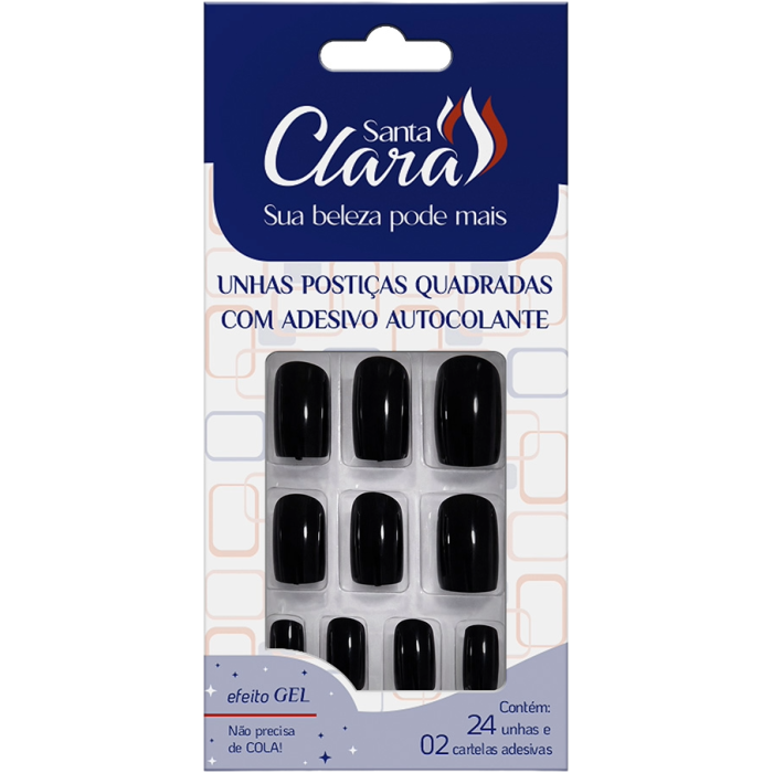 UNHA POSTICA QUAD.PRETA.CX.C/24 SANTA CLARA UNHA POSTICA QUAD.PRETA.CX.C/24 SANTA CLARA