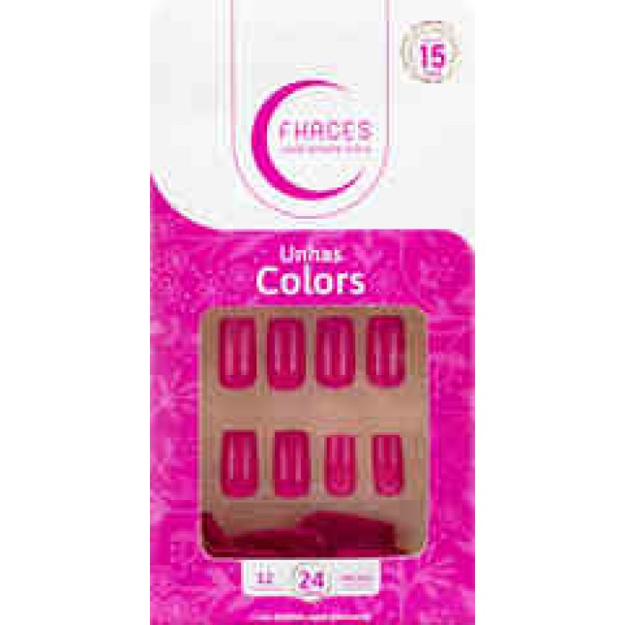 UNHAS FHACES COLORS ROSA PINK U3060