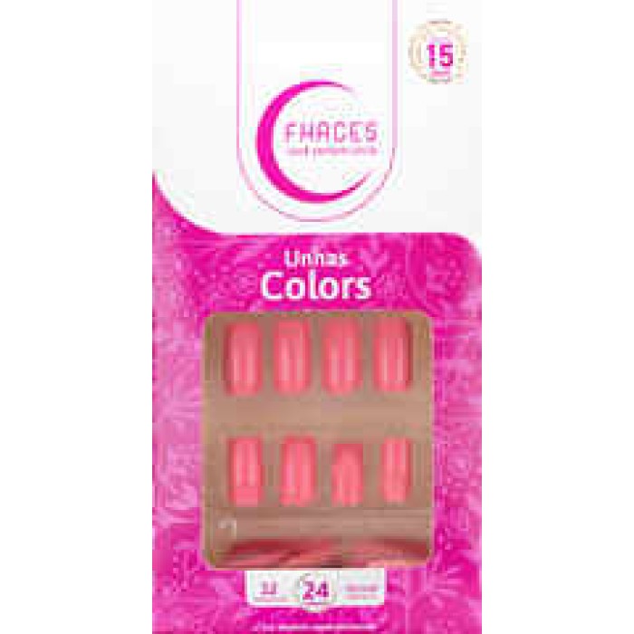 UNHAS FHACES COLORS SALMAO U3084