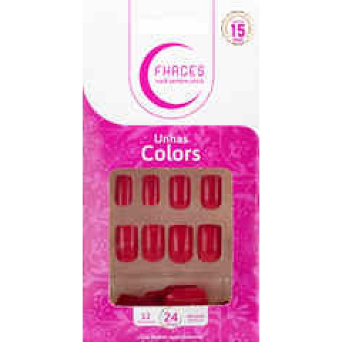 UNHAS FHACES COLORS ESCARLATE U3091